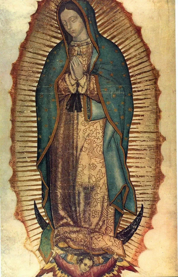 Manto de Virgen de Guadalupe